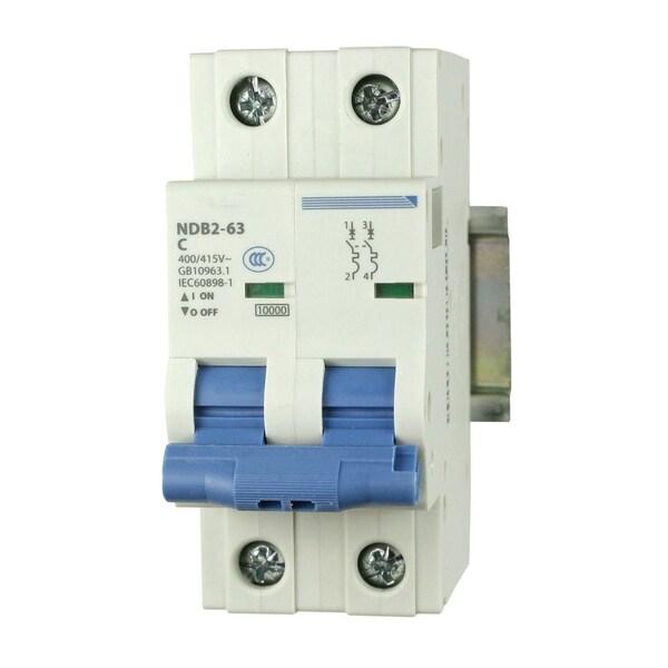 Automation Systems Interconnect Circuit Breaker, 480V AC, 6 PK NDB2-63C25-2 - main
